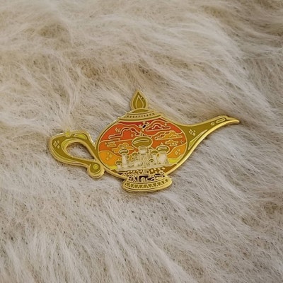 Aladdin Hard Enamel Pin Enamel Pin Detailed Princess - Etsy