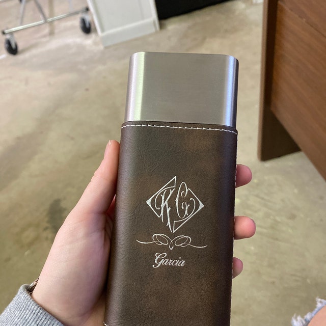 Engraved Cigar Case with Initial - Love, Georgie