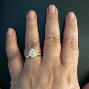 Review photo by Laurie for Handmade Sea Glass Ring