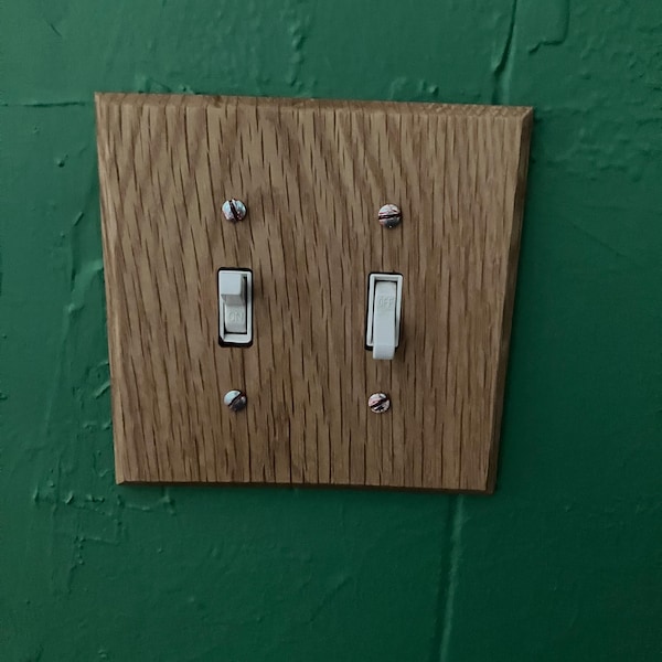 Wooden Switch and Outlet Covers Walnut, Hickory, Maple, Oak, Cherry - Etsy
