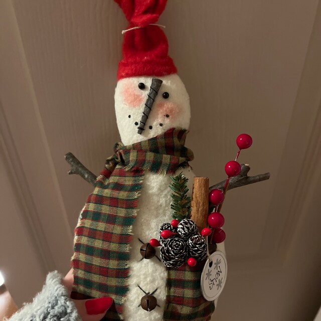 Rustic Snowman decor, Primitive Snowman, Christmas decoration, Woodsy  Snowman, Winter decoration, Lodge Snowman decor
