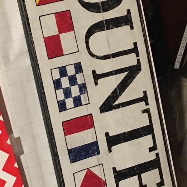 Personalized Nautical Flag - Best Gift For Family/Couple - Shipmates For Life main image 1
