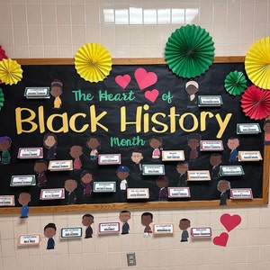 Black History Month Bulletin Board SEL Interactive - Etsy
