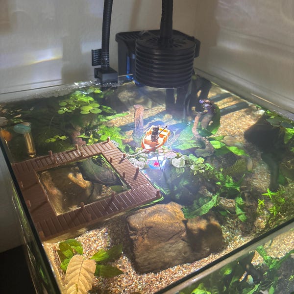 Curated visual reference: Seagull Decor Dock Addon Decorative Aquarium Water Surface Decoration Photo Inspiration