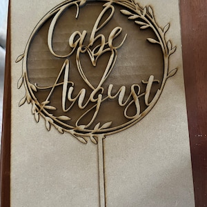 Happy 80th Birthday Cake Topper, Custom Cake Topper for Birthday With ...