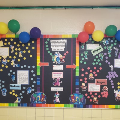 EDITABLE Inside Out Bulletin Board Teacher Classroom Social Emotional ...