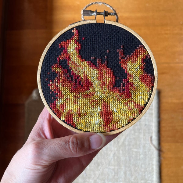 Circle of Fire Cross Stitch Pattern, Instant Download PDF - Etsy