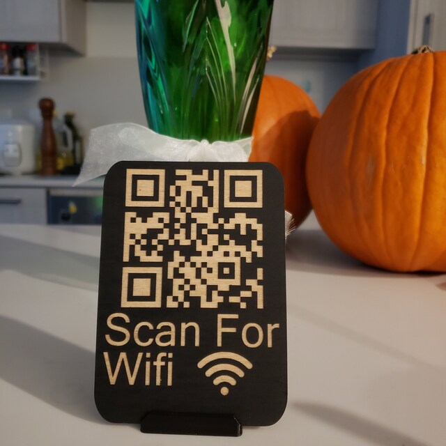 Rick Roll QR Code Wifi Sign Prank : : Industrial & Scientific