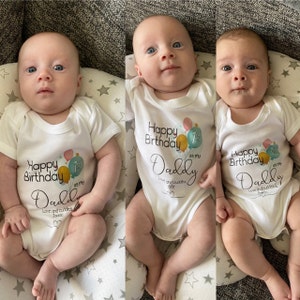My Daddy Rocks Baby Grow – Funny Father's Day Gift Baby Vest – FunkyTotz