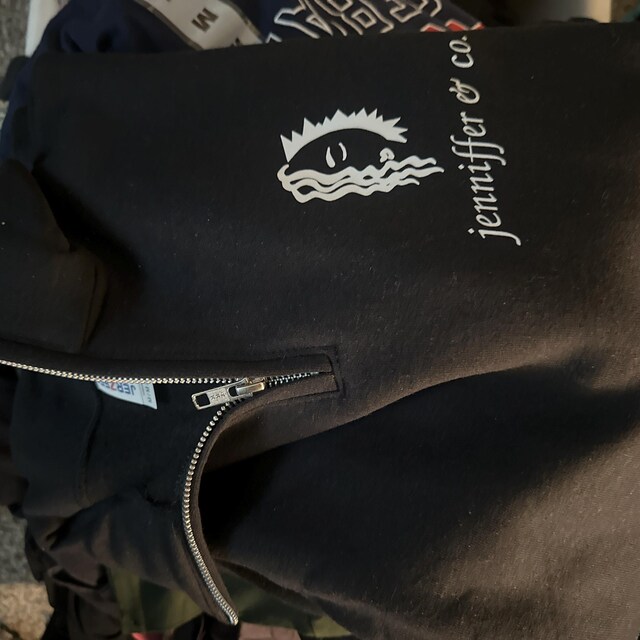 Unique Monogram Quarter Zip Sweater, Personalized Quarter Zip