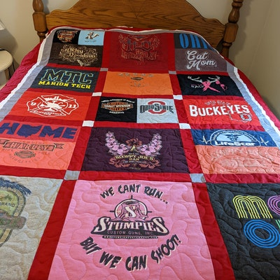 Custom Double Sided Tshirt Quilt With Free Shipping deposit - Etsy