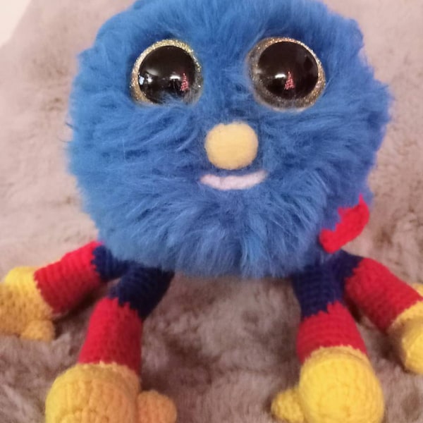 ELAINREN Lifelike Gray Spider Plush Soft Pillow Realistic Spider Stuffed Animals Toy Fluffy Tarantula Spider Plushie Doll Gifts/11.8