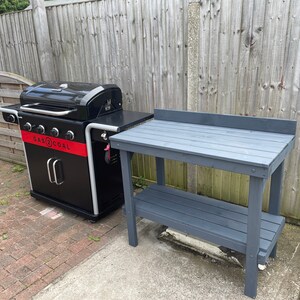 Outdoor Pizza Oven Table Ooni Table Sturdy & Handmade in | Etsy