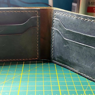 PDF Wallet Pattern, Leather Bifold Wallet, Minimalist Wallet Pattern ...