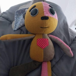 ロスト・オリーのぬいぐるみ布人形うさぎパッチワーク - Etsy 日本