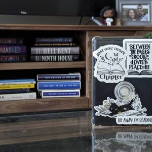 Just One More Chapter Sticker, Water Bottle Sticker, Kindle Sticker ...