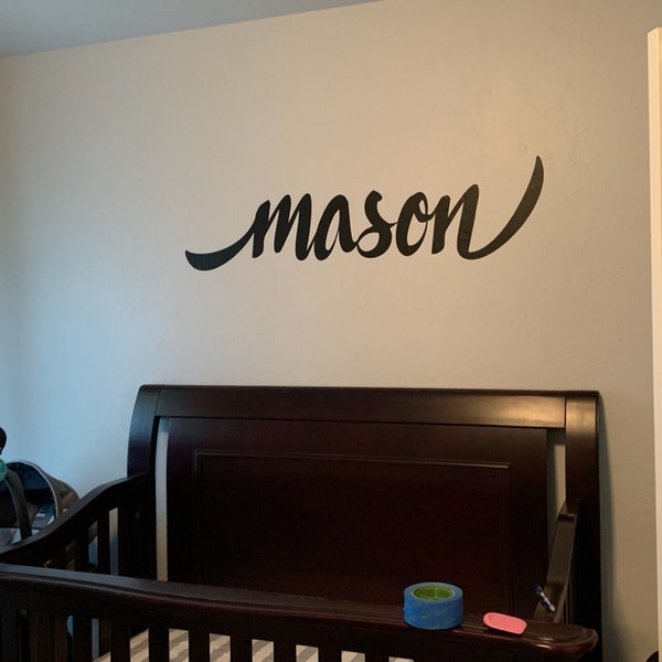 Personalized Name Vinyl Wall Decal | Bedroom Wall Decal for Boys | Boys ...