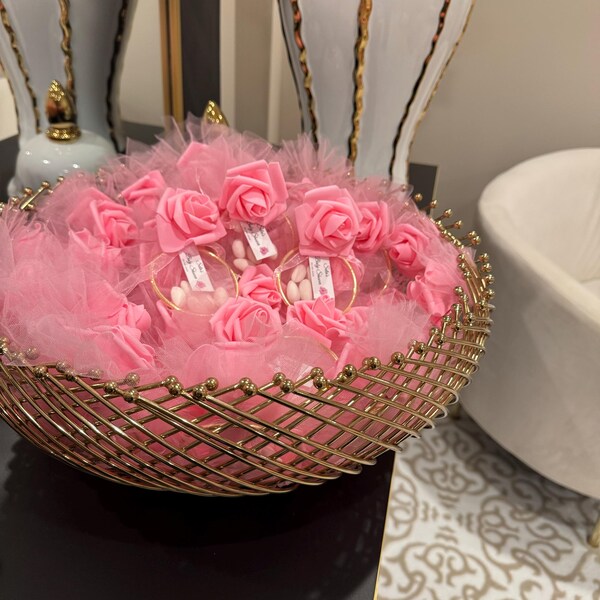 Personalized Wedding Almond Candy Favors for Guests, an Italian Wedding Tradition Five Sugared ...