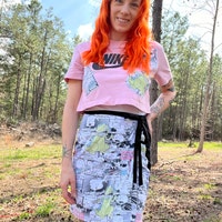 Womens Wrap Skirt Sewing Pattern|7sizes 4-16 |mini Skirt Pattern|pdf