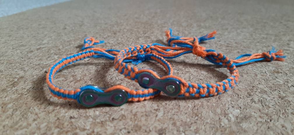 Bicycle Chain Bracelets | re cycled | hand made | bike chain | uk made | gift idea | Bracelet