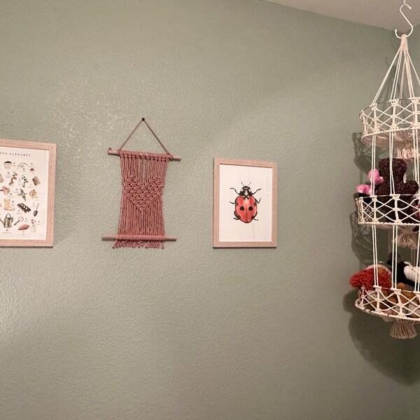 Ladybug Watercolor Print | Garden Wall Art | Nursery Decor | Kids Room ...