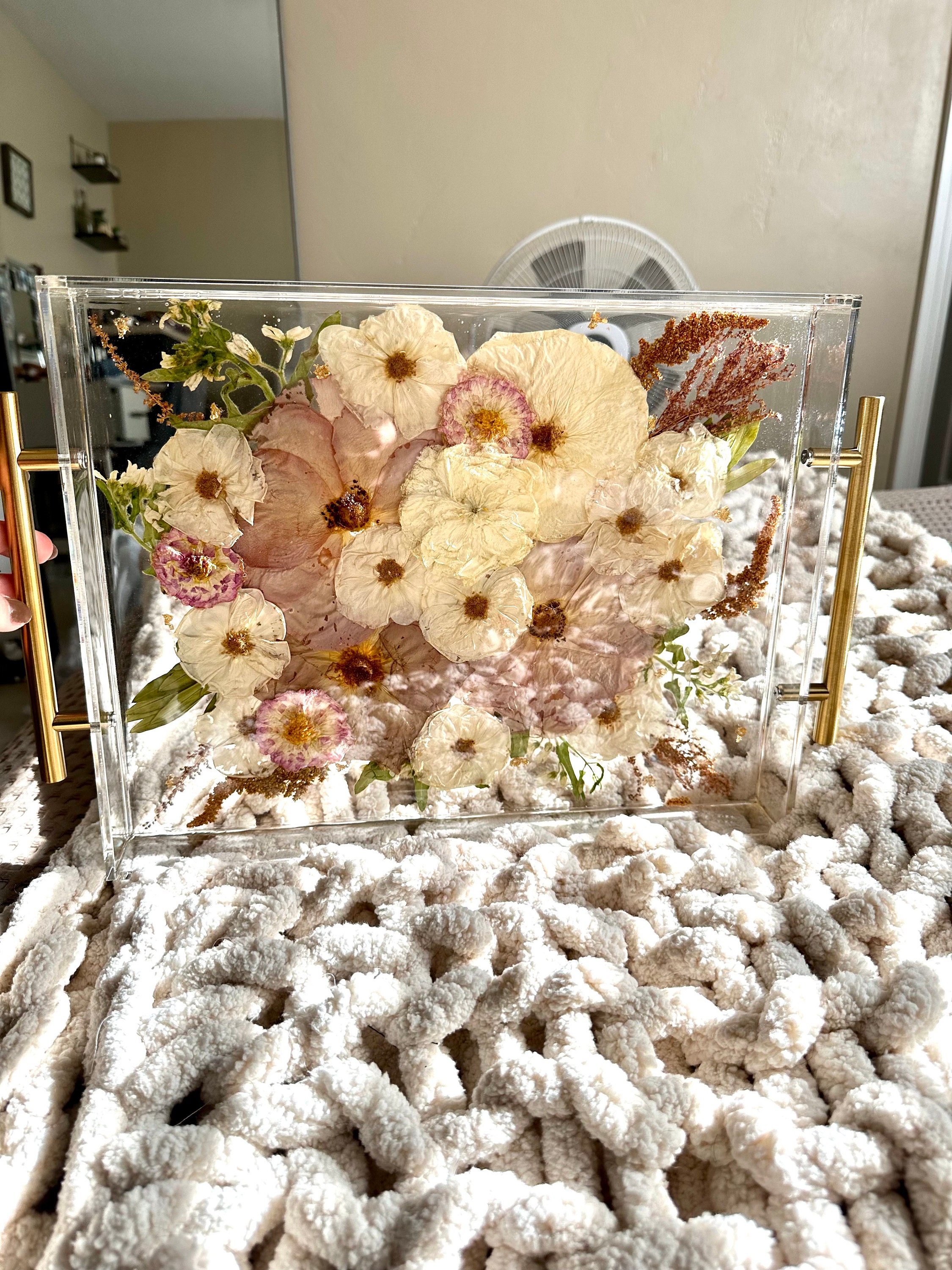 Preserved flowers from Kristin's etsy review
