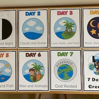 The 7 Days of Creation Posters Printables // Days of Creation ...