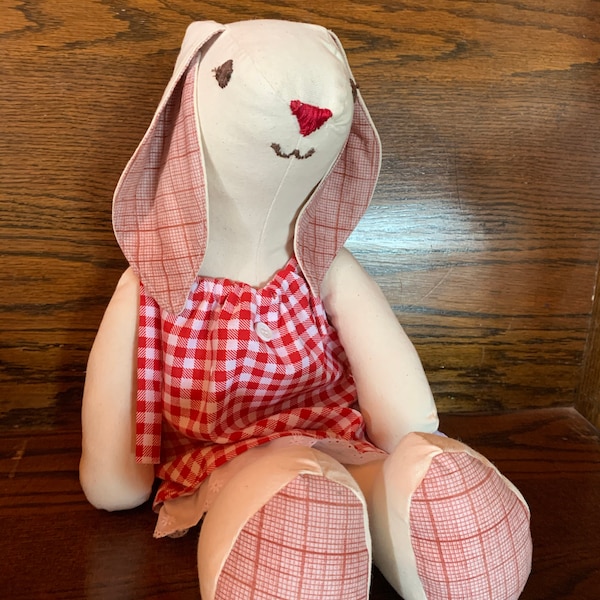 Rabbit Sewing Pattern Pdf for Instant Download, Bunny Rabbit Diy ...