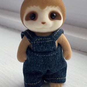 Sylvan1an Fam1lies Câlico Crïtt3rs Clothing Denim Overall Handmade