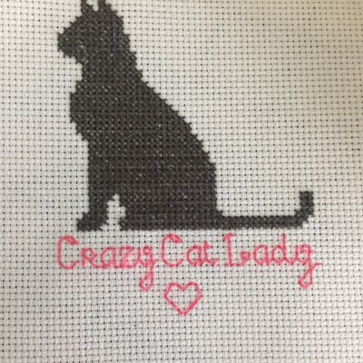 Crazy Cat Lady Cross Stitch Pattern - Etsy