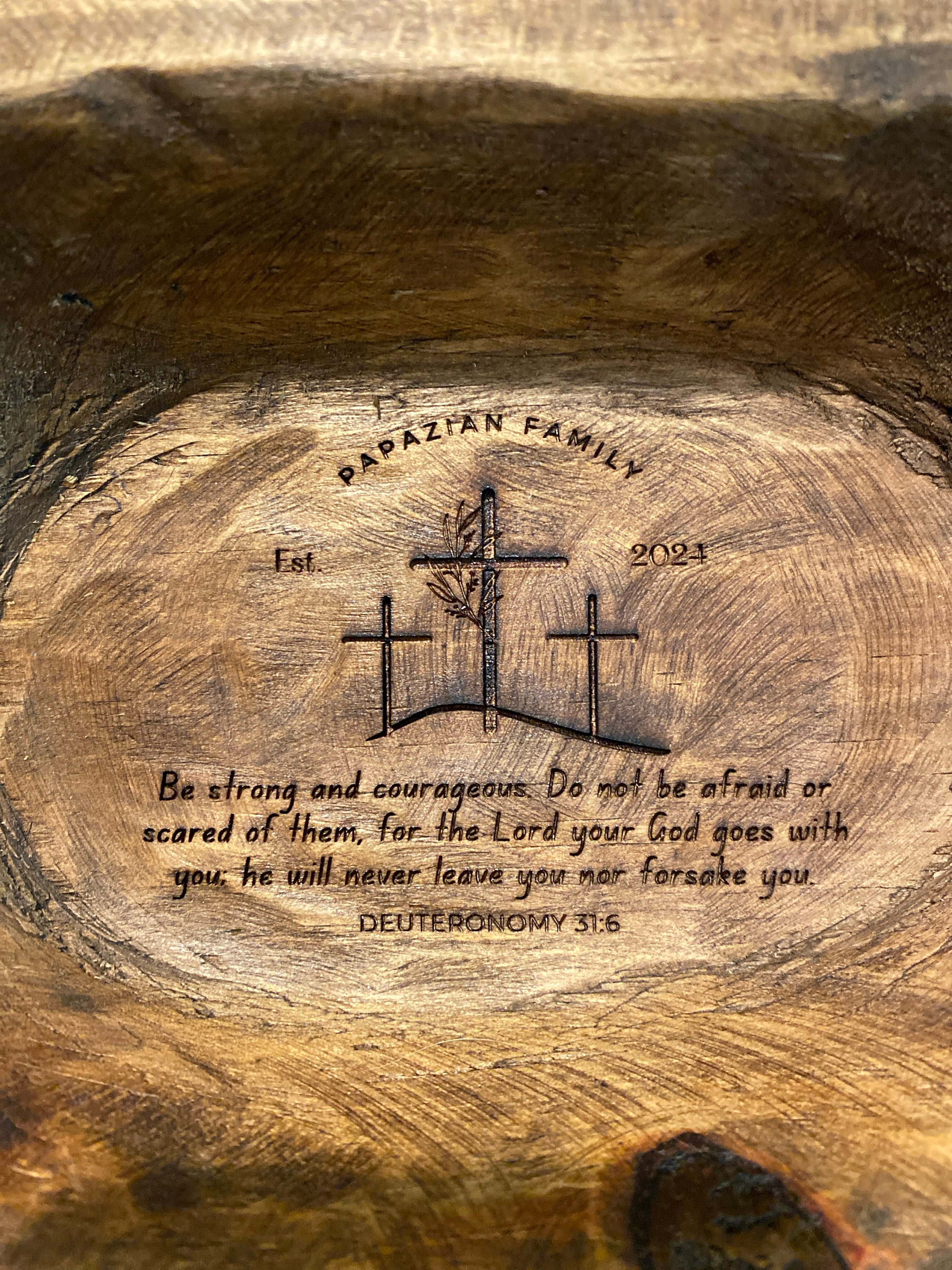Personalized Small Prayer Bowl | Dough Bowl |Wood Prayer Bowl | Best friend gift | Custom Catch All Tray | Personalized Gifts