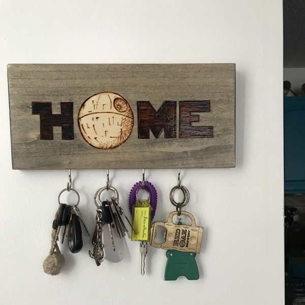 Star Wars Death Star Key Rack, Key/mask Hanger - Etsy