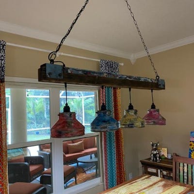 Industrial Lighting , Rustic Chandelier , Farmhouse Lighting , Light ...