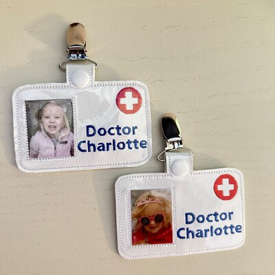 Personalized Pretend Play Doctor Badge Handmade Child Gift Doctor ...