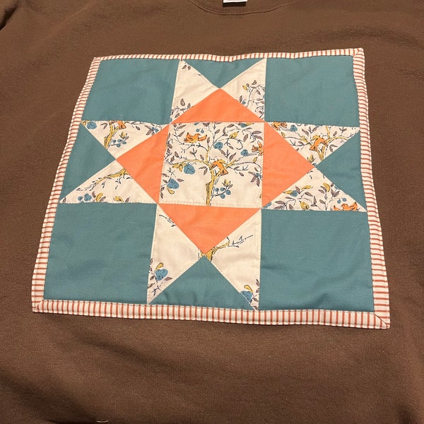 Star Handmade Quilted Sweatshirt