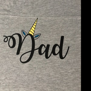Download Dad Unicorn JPG png & SVG DXF cut file Printable Digital | Etsy