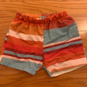 Easy-to-make Shorts Pattern for Boys and Girls. PDF Sewing Pattern. 0m ...