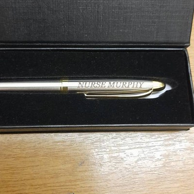 Personalised Pen Steel Ballpoint Pen, FREE Laser Engraving, Ideal ...