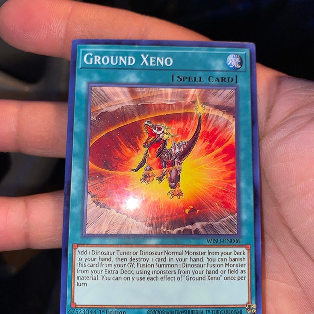 ground xeno yugioh card - BLGG-EN123 Fusion Summon 1 Dinosaur Fusion Monster from your Extra Deck Ground Xeno | Super Rare