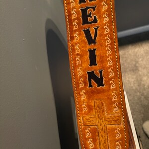 PERSONALIZED CUSTOM Leather Guitar Strap - Etsy