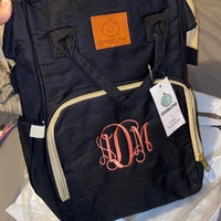 Diaper Bag Backpack, Mummy Monogrammed Baby Diaper Bag Backpack ...