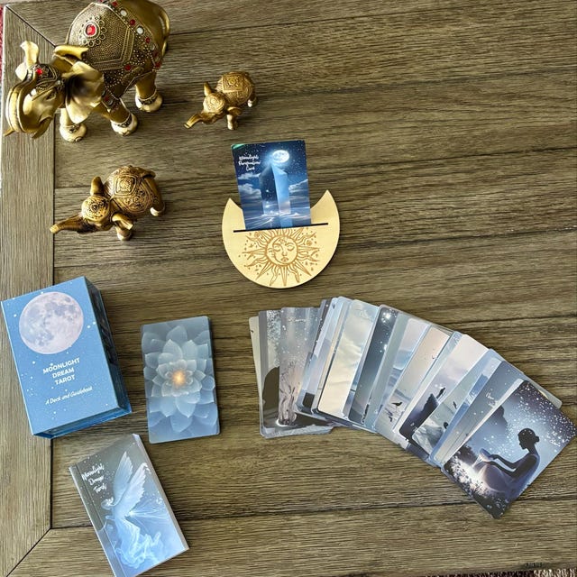 Moonlight Dream Tarot | 78 Tarot Cards Deck, 4 Extra Cards Moonlight Dream Tarot | 78 Tarot Cards Deck, 4 Extra Cards