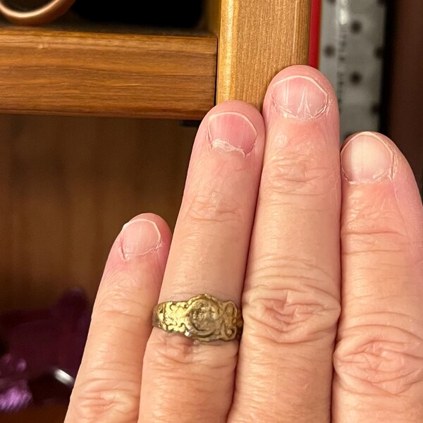 Ancient Roman Man’s Ring, C.300-450 AD., Size 8 1/4 - Etsy