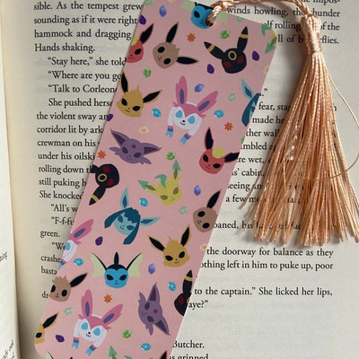 Eeveelution Bookmark // Eevee Bookmark Pokemon Bookmark - Etsy UK