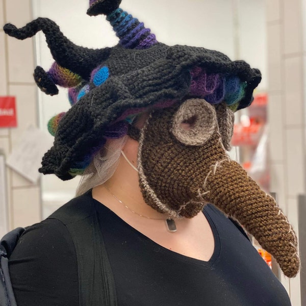 OH Plague Doctor Crochet Mask Pattern **PATTERN ONLY** Etsy