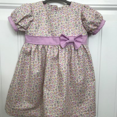 Baby Sewing Pattern Classic Puff Sleeve Dress Sewing Pattern 0 to 24 ...