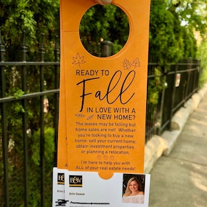 Ready To Fall In Love With A New Home Door Hangers Real Etsy