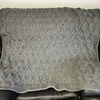 CROCHET PATTERN Aran Green Cables Blanket - Make to Any Size - PDF ...