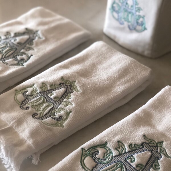 Vine Overlay Hooded Towel