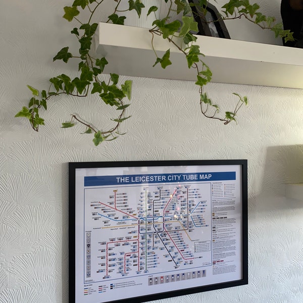 The Arsenal Tube Map - Etsy